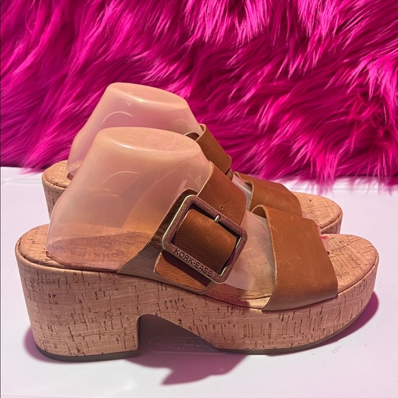LADIES Gently Worn KORKS EASE SANDALS .. - Picture 3 of 9
